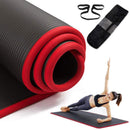 10mm Non-Slip Yoga Mat 183cm*61cm Thickened NBR Gym Mats Sports Indoor Fitness Pilates Yoga Pads коврик для йоги esterilla yoga JadeMoghul Inc. 
