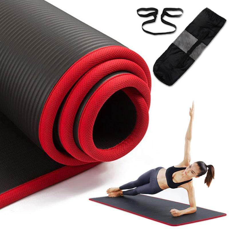 10mm Non-Slip Yoga Mat 183cm*61cm Thickened NBR Gym Mats Sports Indoor Fitness Pilates Yoga Pads коврик для йоги esterilla yoga JadeMoghul Inc. 