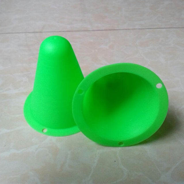 10pcs/lot Skating Marker Cones Roller Football Soccer Marker Cup Speed Training Equipment Slalom Roller Skate Pile Marking Cup