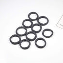 10PCS Women Girls Simple Basic Elastic Hair Bands Ties Scrunchie Ponytail Holder Rubber Bands Fashion Headband Hair Accessories AExp