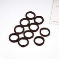 10PCS Women Girls Simple Basic Elastic Hair Bands Ties Scrunchie Ponytail Holder Rubber Bands Fashion Headband Hair Accessories JadeMoghul Inc. 