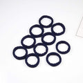 10PCS Women Girls Simple Basic Elastic Hair Bands Ties Scrunchie Ponytail Holder Rubber Bands Fashion Headband Hair Accessories JadeMoghul Inc. 