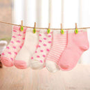 10PCS=5PAIRLS cute baby socks baby clothing New baby boy girls S2W-E39R-h-Newborn-JadeMoghul Inc.