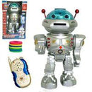 11" RC Dancing Robot w/ R/C Missle Disc Launcher-R/C Toys-JadeMoghul Inc.