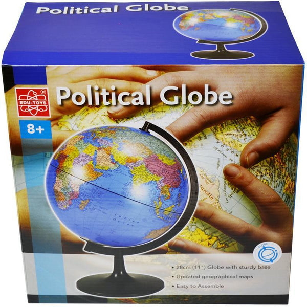 11IN DESKTOP POLITICAL GLOBE-Learning Materials-JadeMoghul Inc.