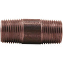 1/2" Black Malleable Nipple (1/2" x 2")-Fittings, Valves, Unions & Adapters-JadeMoghul Inc.