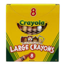 (12 BX) MULTICULTURAL CRAYONS LARGE-Arts & Crafts-JadeMoghul Inc.