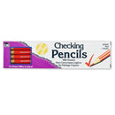 (12 BX) PENCIL CHECKING RED WITH-Supplies-JadeMoghul Inc.