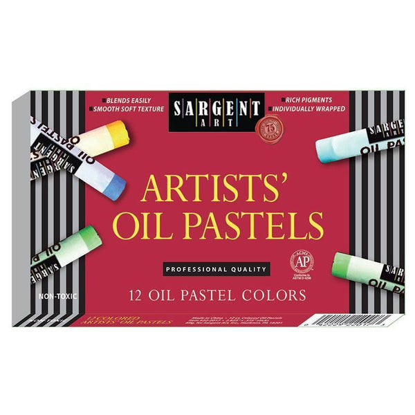 (12 BX) SARGENT REGULAR OIL PASTELS-Arts & Crafts-JadeMoghul Inc.