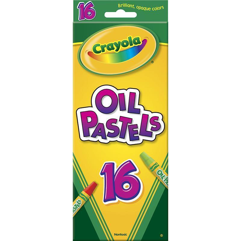 (12 BX)CRAYOLA OIL PASTELS 16 COLOR-Arts & Crafts-JadeMoghul Inc.