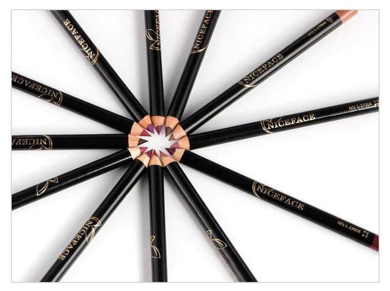 12 Colors Moisturizing Matte Lip Pencils / Lip Liners