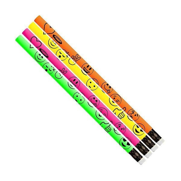 (12 DZ) EVERYDAY EMOJIS PENCIL 12-Supplies-JadeMoghul Inc.