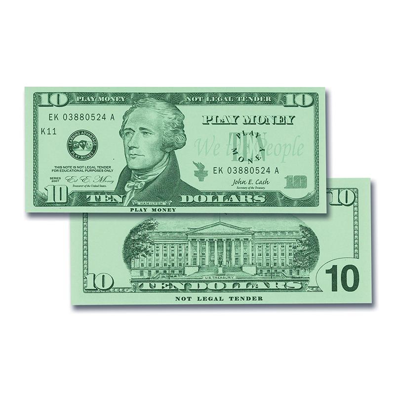 (12 EA) $10 BILLS SET 100 BILLS-Toys & Games-JadeMoghul Inc.