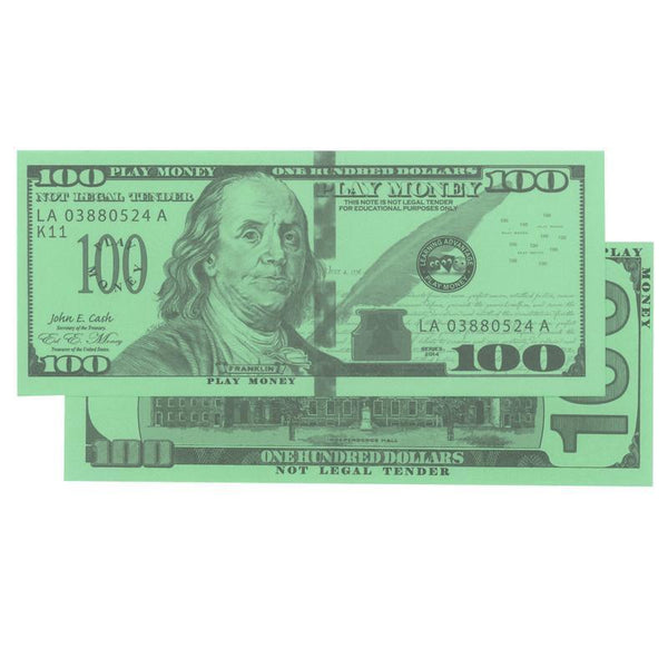 (12 EA) $100 BILLS SET OF 50-Toys & Games-JadeMoghul Inc.