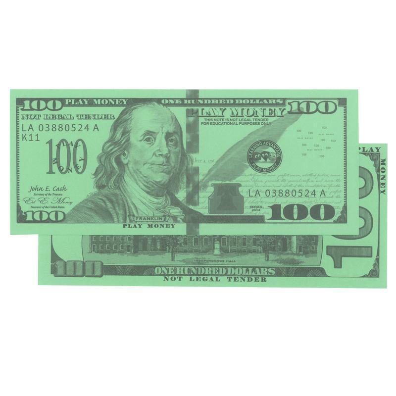 (12 EA) $100 BILLS SET OF 50-Toys & Games-JadeMoghul Inc.