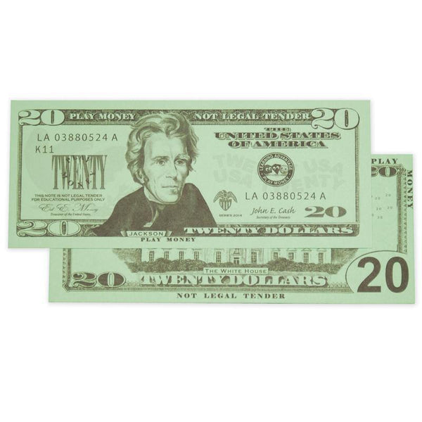 (12 EA) $20 BILLS SET 100 BILLS-Toys & Games-JadeMoghul Inc.