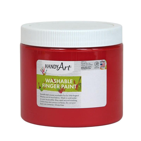 (12 EA) HANDY ART RED 16OZ WASHABLE-Arts & Crafts-JadeMoghul Inc.