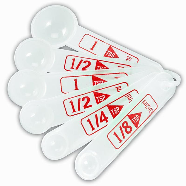 (12 EA) MEASURING SPOONS 6 PER SET-Learning Materials-JadeMoghul Inc.