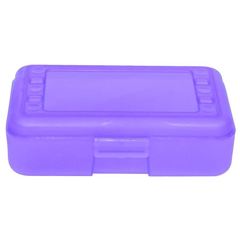 (12 EA) PENCIL BOX GRAPE-Arts & Crafts-JadeMoghul Inc.