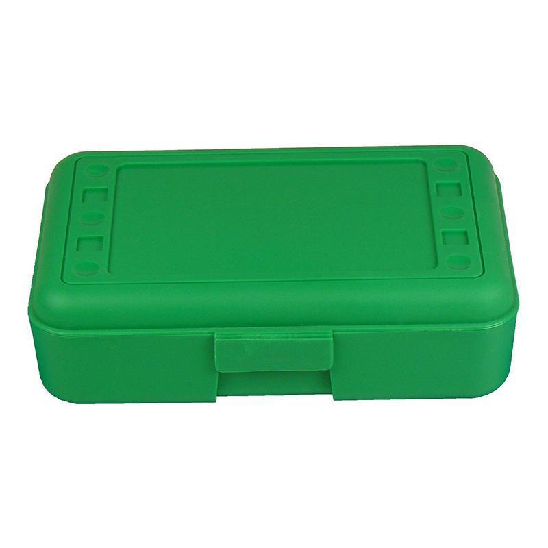 (12 EA) PENCIL BOX GREEN-Arts & Crafts-JadeMoghul Inc.