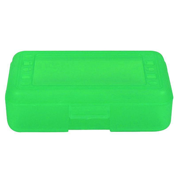 (12 EA) PENCIL BOX LIME-Arts & Crafts-JadeMoghul Inc.