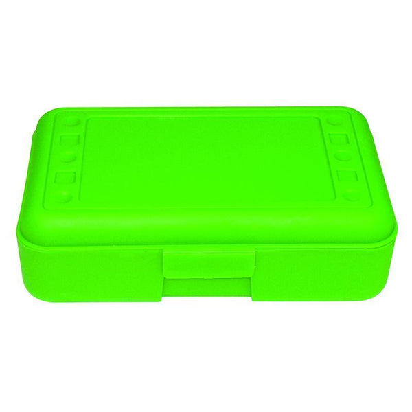 (12 EA) PENCIL BOX LIME OPAQUE-Arts & Crafts-JadeMoghul Inc.