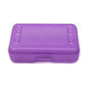 (12 EA) PENCIL BOX PURPLE SPARKLE-Arts & Crafts-JadeMoghul Inc.