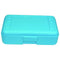 (12 EA) PENCIL BOX TURQUOISE-Arts & Crafts-JadeMoghul Inc.