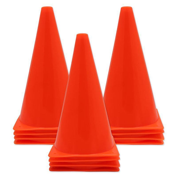 (12 Ea) Safety Cone 9In With Base-Toys & Games-JadeMoghul Inc.