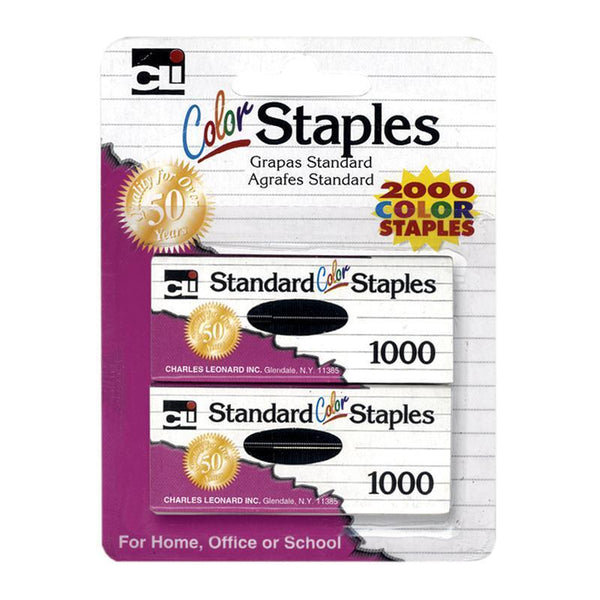 (12 EA) STAPLES STANDARD ASST CLRS-Supplies-JadeMoghul Inc.