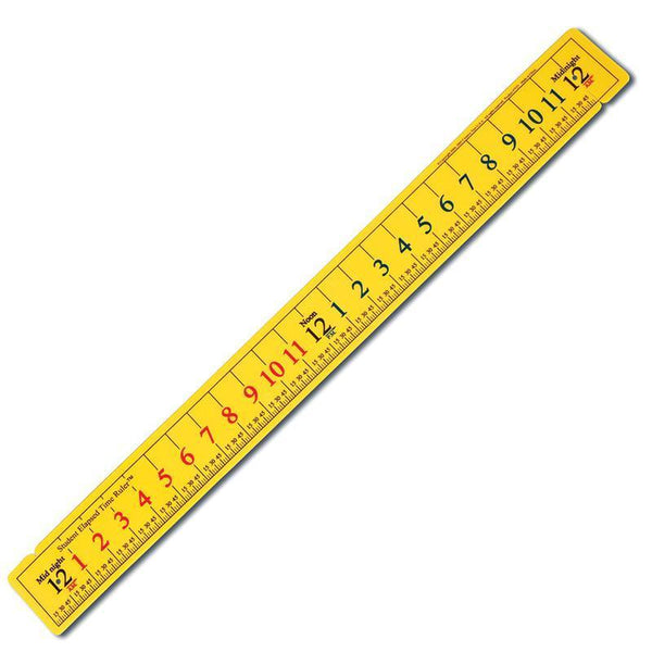 (12 EA) STUDENT ELAPSED TIME RULER-Toys & Games-JadeMoghul Inc.