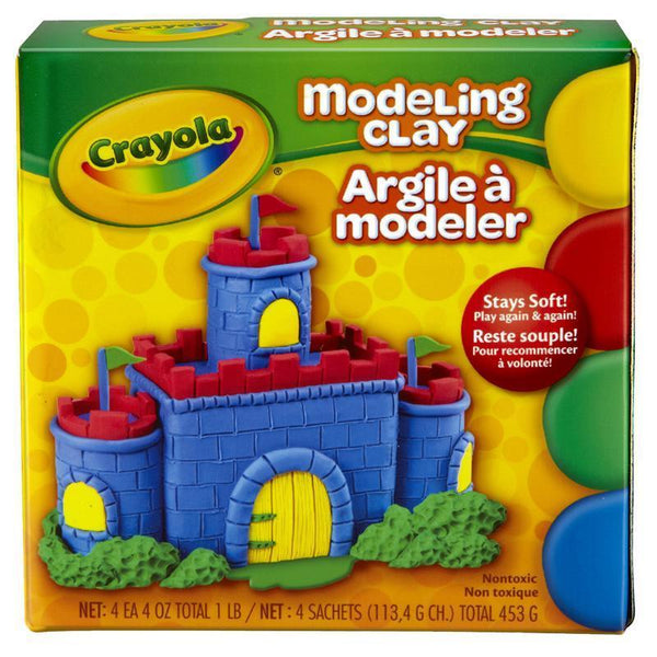 (12 EA)MODELING CLAY 4CT PCS PER BX-Arts & Crafts-JadeMoghul Inc.