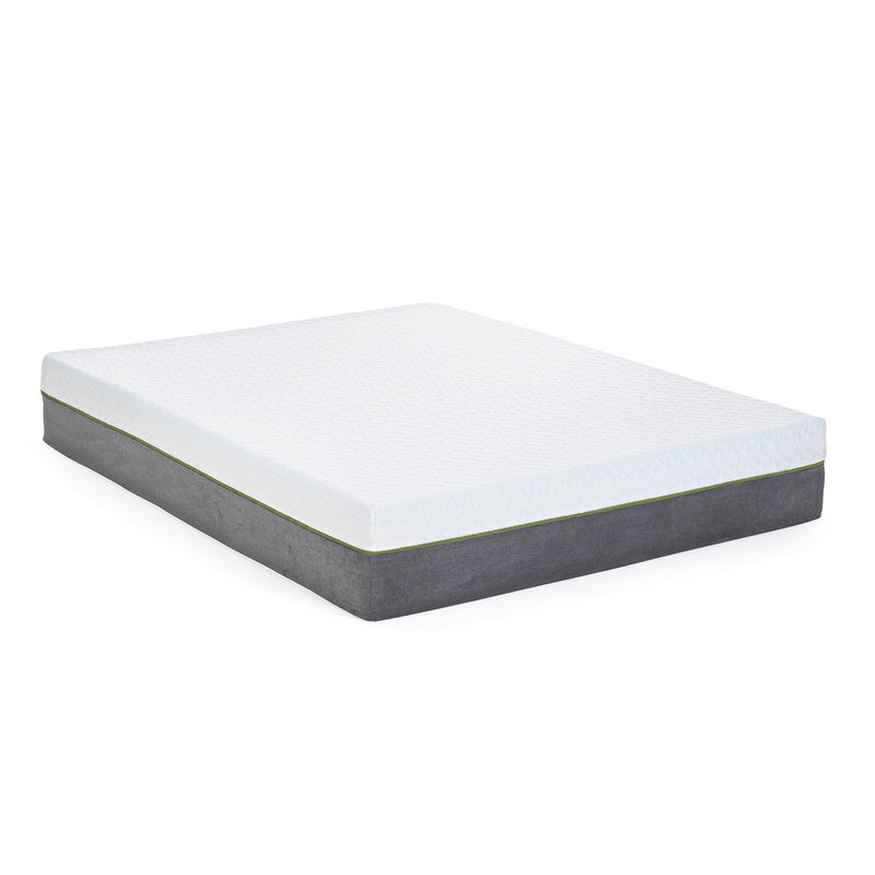 12 inch Copper Infused Long Twin Memory Foam Mattress The Urban Port Titanium Series