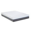 12 inch Long Twin Size Mattress with Gel Infused Foam and Air Channel The Urban Port Titanium Series