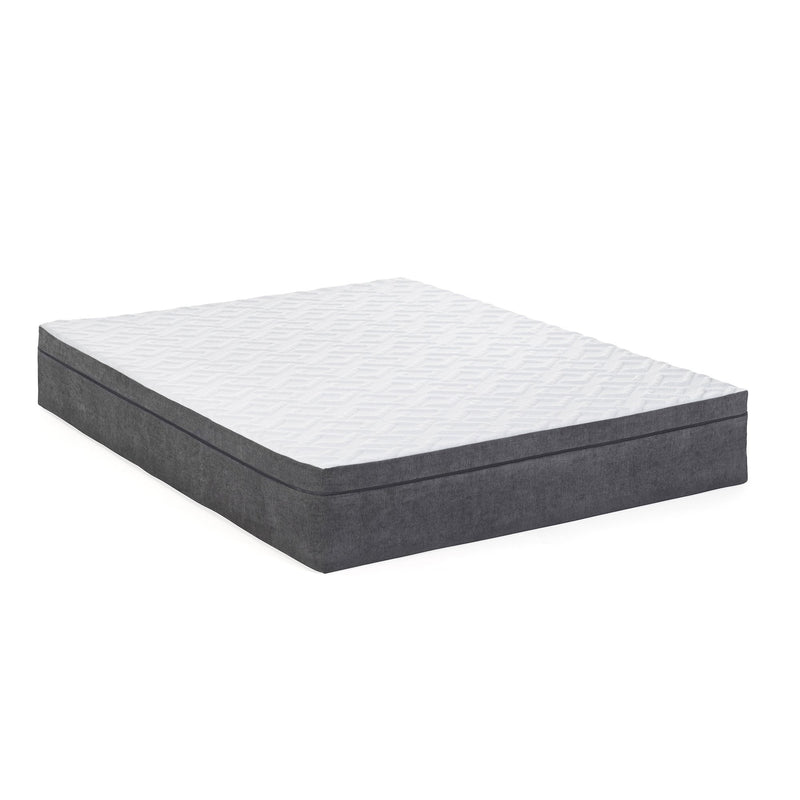 12 inch Long Twin Size Ultra Plush Foam Mattress with Zip Cover The Urban Port Titanium Series