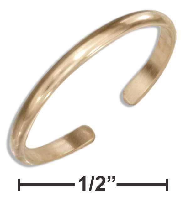 12 Karat Gold Filled 1.5mm Plain Band Toe Ring-Silver Jewelry Rings-JadeMoghul Inc.