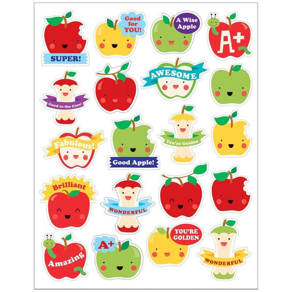 (12 PK) APPLE STICKERS SCENTED-Learning Materials-JadeMoghul Inc.