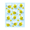 (12 PK) BEES SHAPE STICKERS-Learning Materials-JadeMoghul Inc.