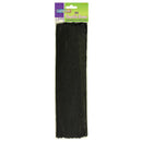 (12 PK) CHENILLE STEMS BLACK 12IN-Arts & Crafts-JadeMoghul Inc.