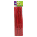 (12 PK) CHENILLE STEMS RED 12IN-Arts & Crafts-JadeMoghul Inc.