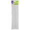 (12 PK) CHENILLE STEMS WHITE 12IN-Arts & Crafts-JadeMoghul Inc.