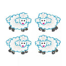 (12 PK) DAZZLE STICKERS LAMBS-Learning Materials-JadeMoghul Inc.