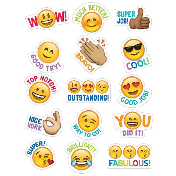 (12 PK) EMOJI REWARDS STICKERS-Learning Materials-JadeMoghul Inc.