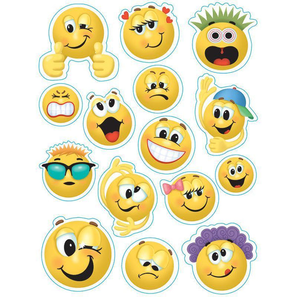 (12 PK) EMOTICONS 12 X 17 WINDOW-Learning Materials-JadeMoghul Inc.