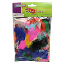 (12 PK) FEATHERS BRIGHT HUES-Arts & Crafts-JadeMoghul Inc.