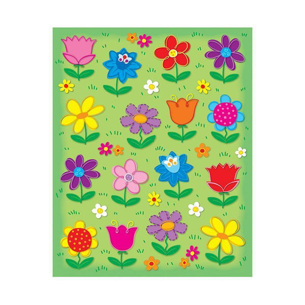 (12 PK) FLOWERS SHAPE STICKERS-Learning Materials-JadeMoghul Inc.