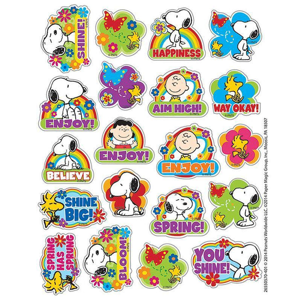 (12 PK) PEANUTS SPRING THEME-Learning Materials-JadeMoghul Inc.