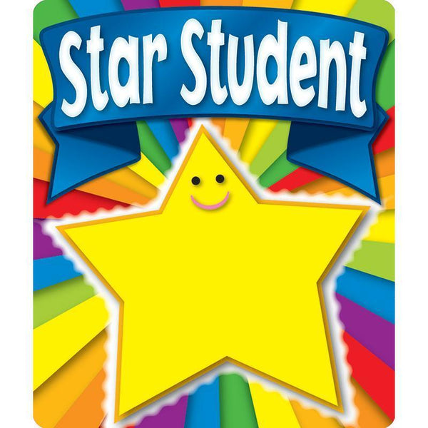 (12 PK) STAR STUDENT STICKERS-Learning Materials-JadeMoghul Inc.