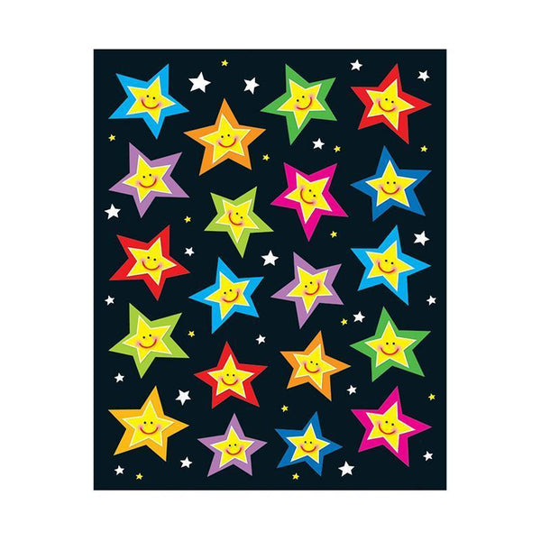 (12 PK) STARS SHAPE STICKERS-Learning Materials-JadeMoghul Inc.