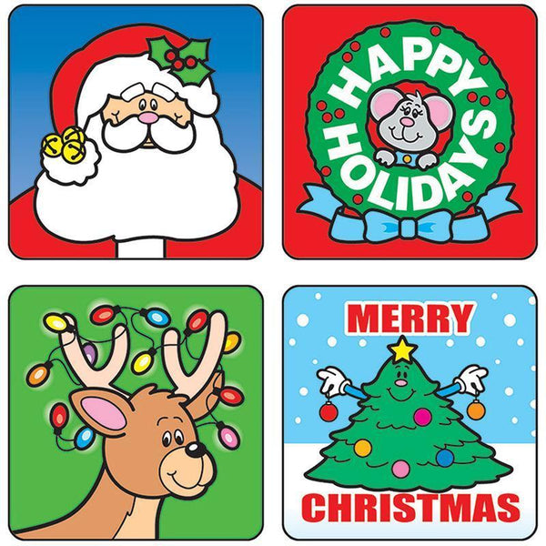 (12 PK) STICKERS CHRISTMAS 120 PER-Learning Materials-JadeMoghul Inc.